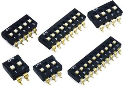 Gold-platedPin flatSMDIn-line DIP switch