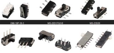 8Pin 12Pin 6Pin Waterproof Electronic Slide Switch