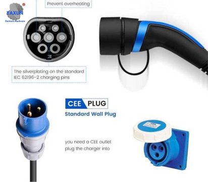 16A-32A electric vehicle charger plug