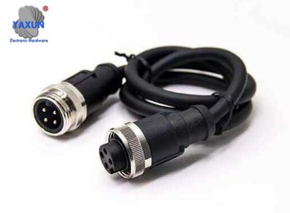 7/8 Connector Male to Female Over molded Cable