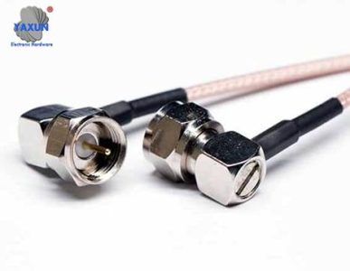 75Ω RF Cable RG179 Welding F Male Connector