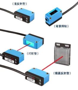 Automatic positioning photoelectric switch