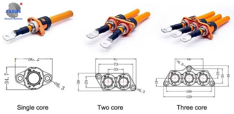 Battery pack energy storage connector harness