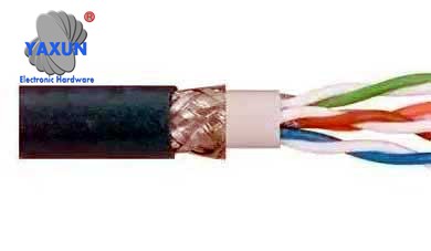 Category 5e, PUR jacket, 4 pairs of 26 AWG stranded conductors