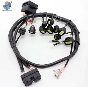 Electric power engineering vehicle wiring harness