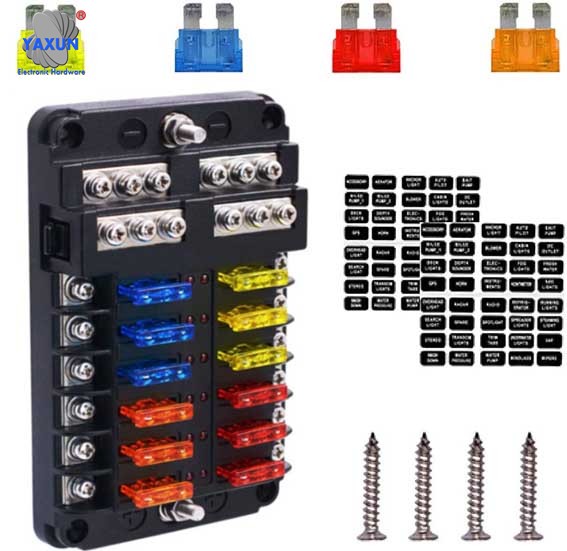 Fuse box Kit assembly  for car wiring harness