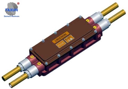 Integrated high voltage connector