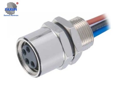 M8 Type A 4 Pin Socket Shielded Wire