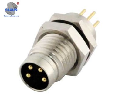 M8 Type A waterproof industrial automation connector