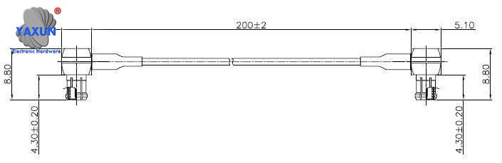 MCX female wire drawings