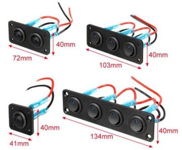 Modified car - yacht combination switch