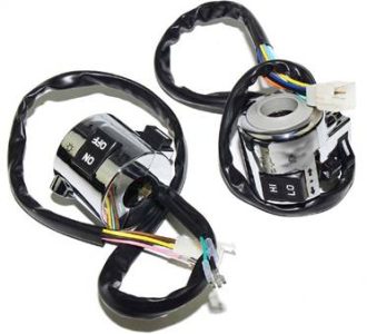 Motorcycle - electric vehicle combination switch