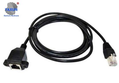 RJ45 Male to Female 8-Core Shielded Network Cable