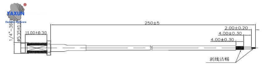 SMA wire product drawings