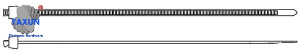 SST1.51-M cable tie strap locked on toothed wedge