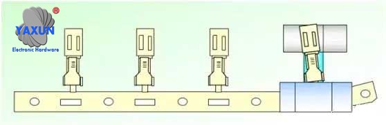 The reason why the bell mouth is too large due to terminal crimping