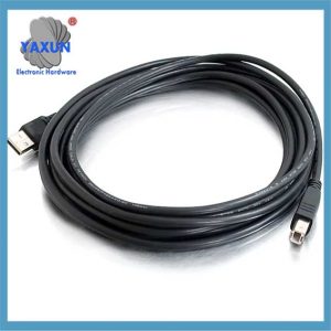 2m USB Cable - USB A to USB B Cable - M/M - Type A USB - Type B USB - 6ft - Black