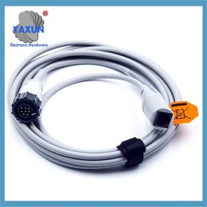 Bard 5-pin to Abbott interface invasive pressure cable monitoring IBP connection cable