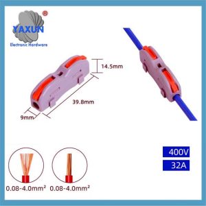 Electrical Lever Connectors Wire Terminals for 28-12 AWG Inline Splices and Any Circuit