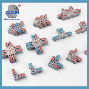 L Type Wire Electrical Lever Connector Mini Fast Splitter Splicing, No Stripping