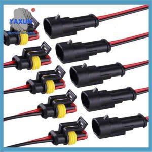 Waterproof Connector, Male and Female 16 AWG Wire for car Truck, Boat